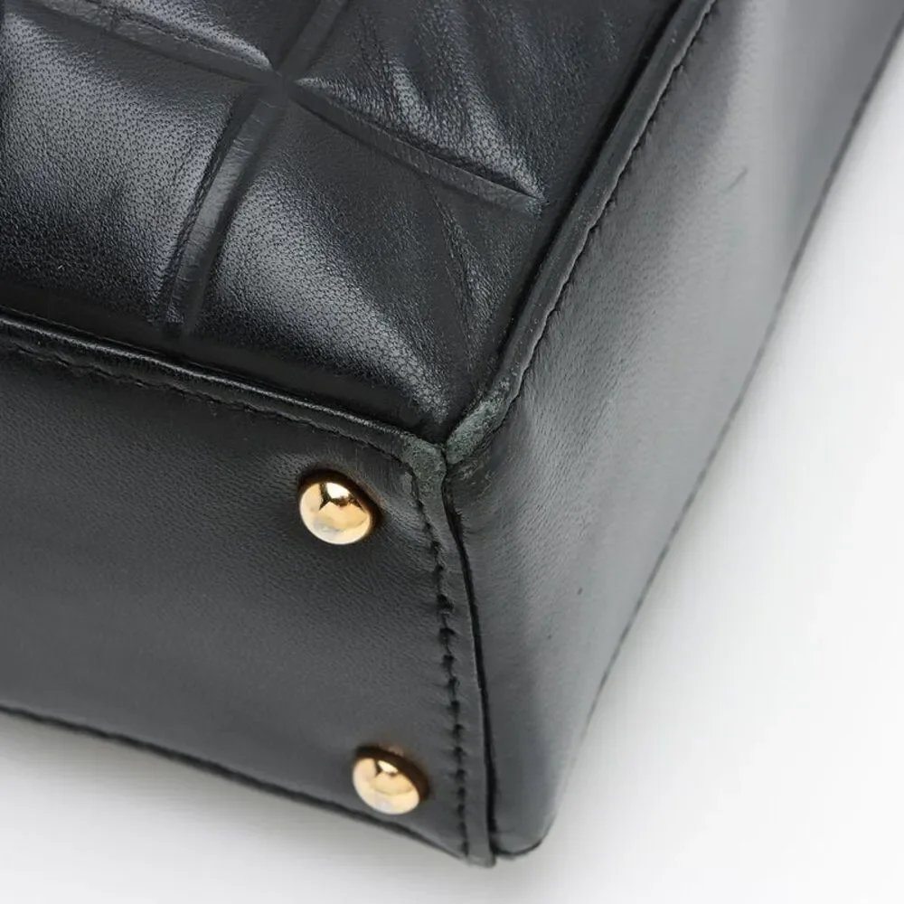 Chanel Vintage Lambskin Chocolate Bar Tote